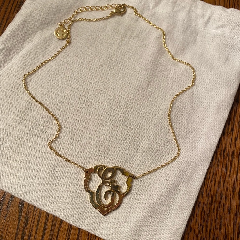 C Wonder initial E necklace